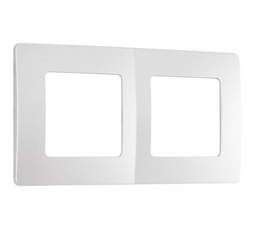 Рамка на 2 поста Arte Milano am-517.17 517.17-2.silver