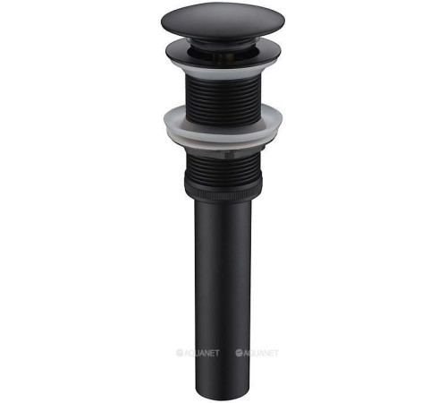 Донный клапан Bravat P6420BW-ENG латунь без перелива черный P6420BW-ENG