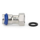 Муфта раструбная Varmega Inox Press с накидной гайкой 18 мм x 3/4 1659553
