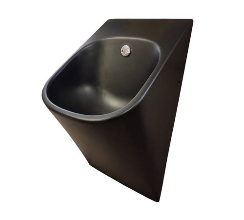 Писсуар подвесной Artceram La Fontana 2.0 33х31х62 см черный матовый LFO002 17 00