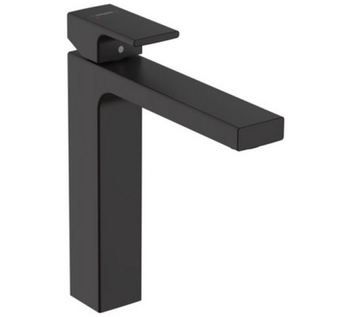 Смеситель для раковины hansgrohe Vernis Shape 190 без сливного гарнитура черный матовый 71591670