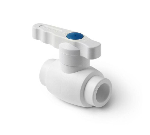 Кран шаровой PPR Pro Aqua 75 мм с ручкой PA40020
