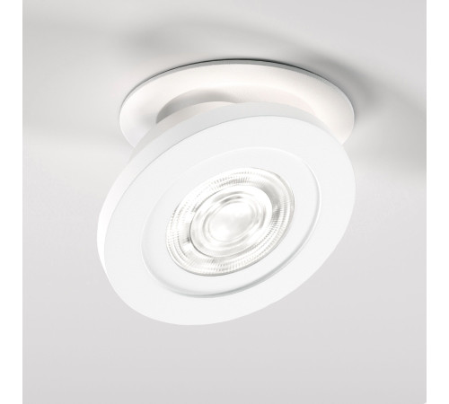 Встраиваемый поворотный светодиодный светильник 6W 4000K чёрный 25084/LED