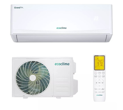 Кондиционер сплит-система Ecoclima Grand line Inverter ECW/I-TC12/AA-4R2 / EC/I-TC12/A-4R2 инверторный ECW/I-TC12/AA-4R2/EC/I-TC12/A-4R2