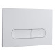 Кнопка слива RGW SWH-06W белая 68420006-05