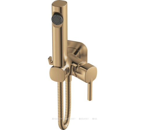 Смеситель с гигиеническим душем Haiba HB5518-5 золото HB5518-5