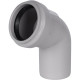 Отвод канализационный бесшумный STOUT 58х67° SKB-0011-005867