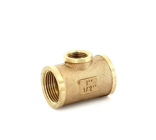 Тройник резьбовой General Fittings 1 x 1/2 x 1 ВР-ВР-ВР бронза B3131A0604
