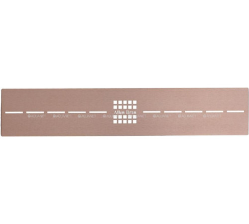 Накладка сифона Allen Brau Infinity для поддона 160х90 см медь браш 8.210N8-60