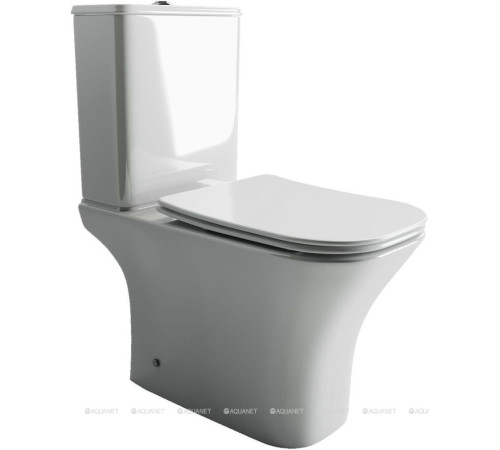 Чаша унитаза напольная Ceramica Nova Alfa Rimless безободковая CN9002-B