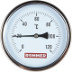 Термометр биметаллический аксиальный ROMMER 100/75 мм 1/2 0-120 °C RIM-0001-107515