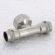 Тройник пресс Sanpress Inox Viega нержавеющая сталь 18х3/4х18 мм ВР 437169