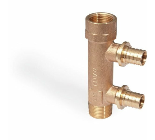 Гребенка распределительная Rehau Rautitan RX 2 контура 20-R/Rp 3/4 бронза 13661301001