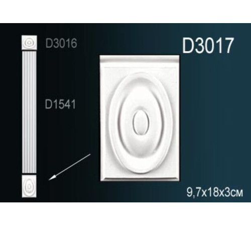 Обрамление дверного проема Perfect D3017