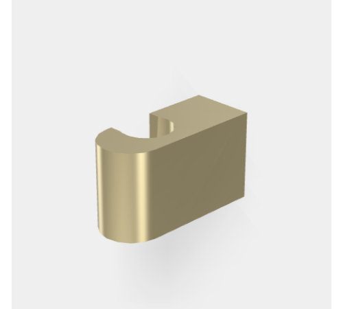 Держатель для ручного душа Fima Carlo Frattini Shower accessories шампань брашированная F5904HS