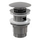 Выпуск AlcaPlast 1 1/4 Click-Clack с переливом большая пробка хром A390