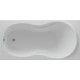 Ванна акриловая 1Marka Мартиника 180x80 см с экраном слив слева MAR180-0000068