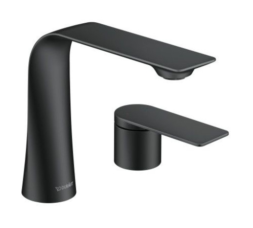 Смеситель для раковины Duravit D.1 на 2 отверстия черный матовый D11120002046