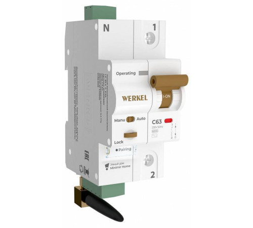 Автоматический выключатель 1P с Wi-Fi Werkel W1001P6301