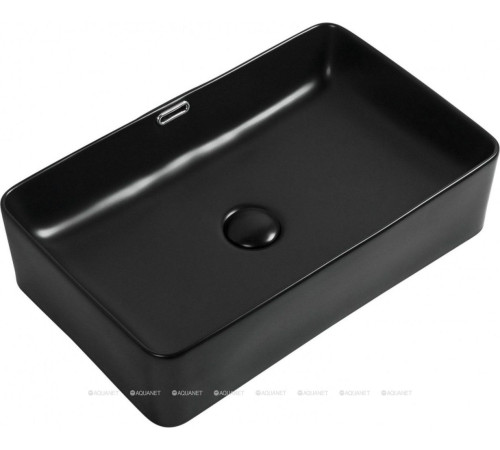 Раковина накладная Aquanet PERFECT-3-MB 550х350х140 мм черный матовый PERFECT-3-MB