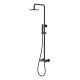 Душевая стойка Boheme Stick с верхним душем 30х57х112.5 см black 128-BB.2