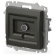 ТВ-розетка проходная без рамки Elbi Eleсtriс Zena Vega 609-011100-272