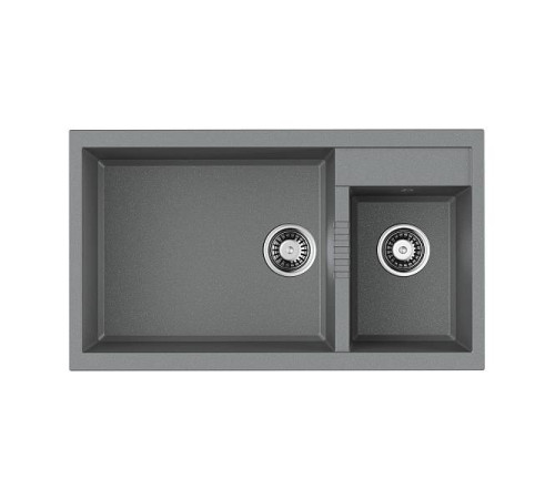 Кухонная мойка Omoikiri Tedori 86-2-LB-GR 86x50 см leningrad grey 4993573