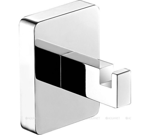 Крючок одинарный Aquanet хром 6582