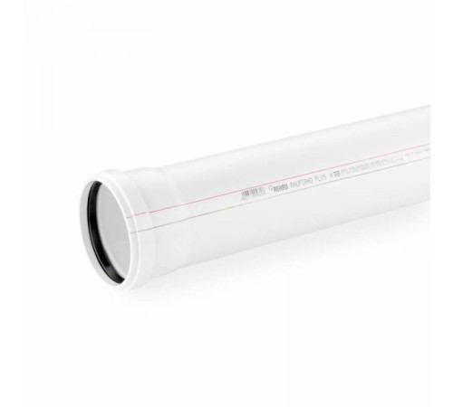 Труба канализационная REHAU RAUPIANO PLUS 50/2000 мм RAL 9003 11201541222