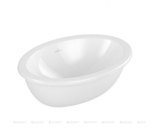 Раковина врезная Villeroy &amp; Boch Loop &amp; Friends 570x410x215 мм с переливом 4A620001