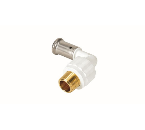 Угольник-пресс 90° Henco НР 32x1 белый 5PKW-3206