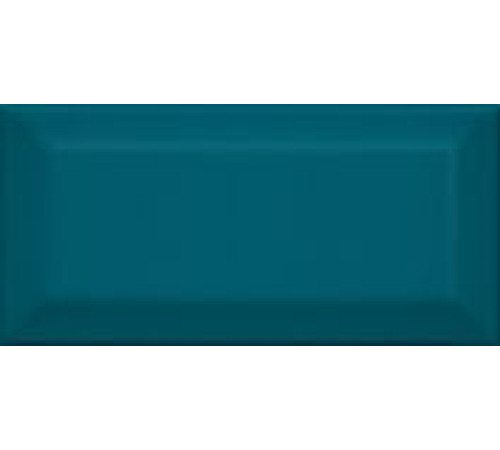Плитка настенная Kerama Marazzi Клемансо бирюзовый грань 7.4x15 см 16057