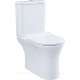 Чаша напольного унитаза Aquanet Roll 2-C Rimless с сиденьем Soft Close Slimseat Roll 2-C