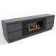 Тумба с биокамином Firelight BFP/P-1700 lux графит 1616366