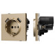 Розетка с заземлением и 2хUSB type A, без рамки Arlight SCT-TENDO 054604