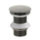 Донный клапан Aquatek Push-open без перелива оружейная сталь AQ6003BGM