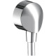 Шланговое подсоединение Hansgrohe FixFit Square с обратным клапаном хром 27454000
