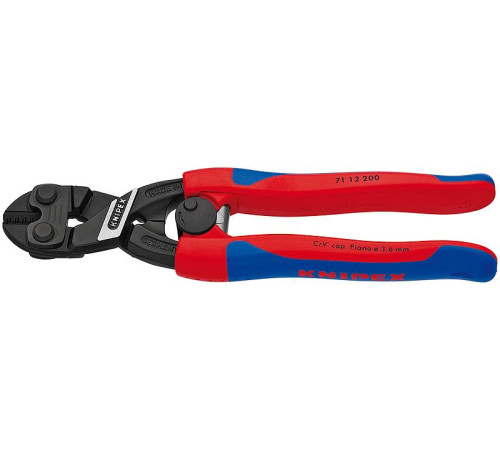 Болторез компактный Knipex CoBolt 200 мм с раскрывающей пружиной 71 12 200