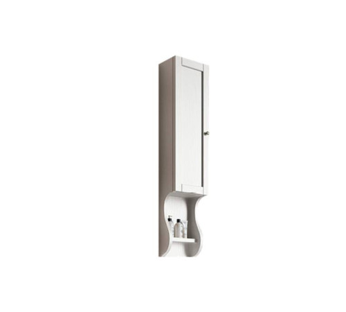Шкафчик подвесной левый EBAN Style 102x23x16 см с открытой полкой белый FPNSG023SB