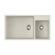 Кухонная мойка Omoikiri Tedori 85-2-U-PL Tetogranit 85x46.5 см платина 4993947