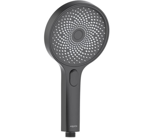 Ручной душ Aquanet Оберон Select 130 3jet матовый черный AQ2007MB