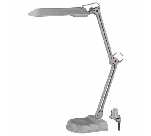 Настольная лампа офисная Эра NL-202 NL-202-G23-11W-GY