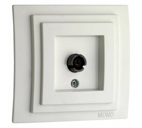 ТВ-розетка проходная без рамки Mono Electric Despina / Larissa 500-001905-137