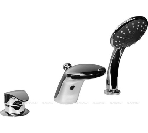 Смеситель на борт ванны Bravat Cobra на 3 отверстия с изливом F5140197CP-1-RUS