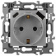 Розетка с заземлением и со шторкой и 2хUSB, без рамки Эра Эра 12 12-4108-03