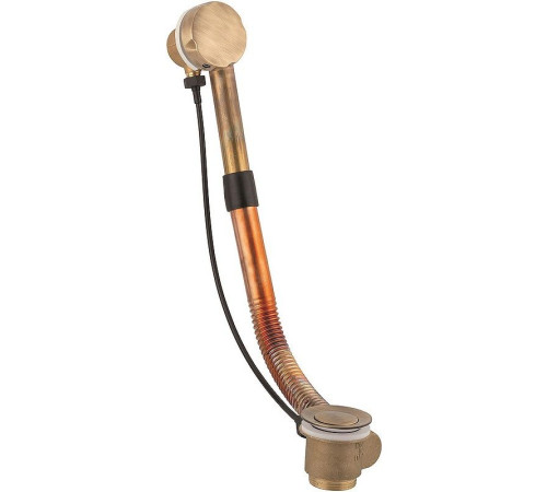 Слив-перелив для ванны полуавтоматический Reitano 951BRO Old Bronze 951BRO
