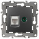 ТВ-розетка и розетка Ethernet RJ-45 без рамки Эра Эра 12 12-3110-12