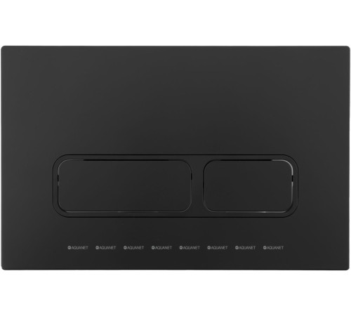 Кнопка смыва Aquanet AQ-PRO-01MB двойная черный матовый 00346764
