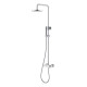 Душевая стойка Boheme Stick с верхним душем 30х57х112.5 см белый/хром 128-WCR.2