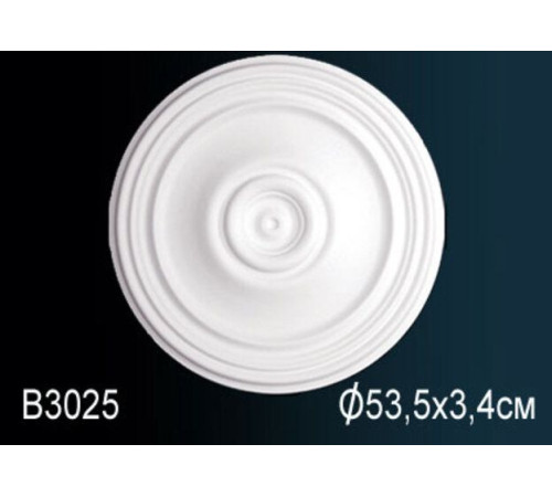 Розетка потолочная Perfect полиуретановая гладкая 450 мм B3025
